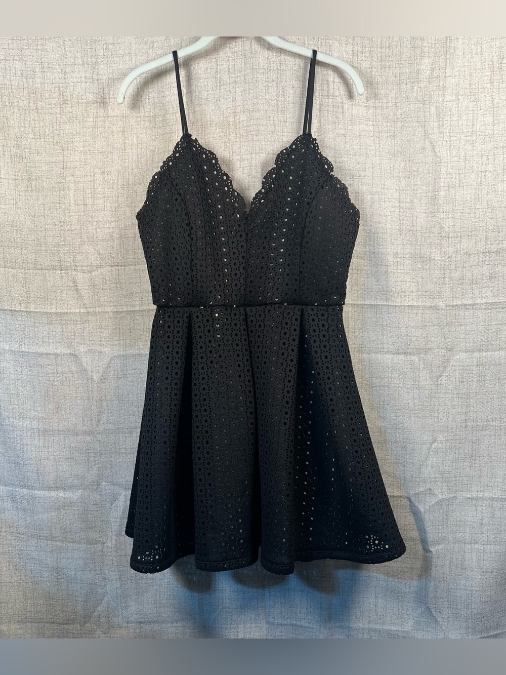 Charlotte Russe Dress Spaghetti Strap Black Cocktail Large